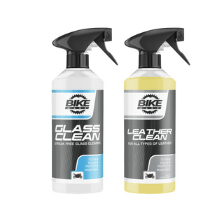 Bike Maxx - Leather Clean, Glass Clean Kit
