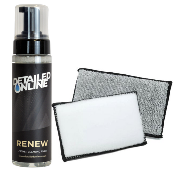 Leather Cleaning Duo. Renew and Multiuse scrub pads