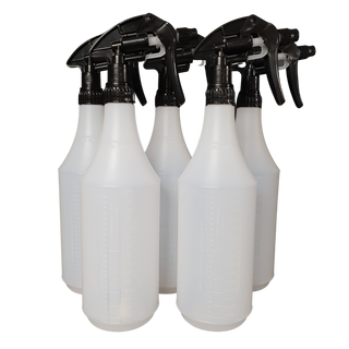 Elite Measured Bottle With triggers - With Ratios - 5 Pack