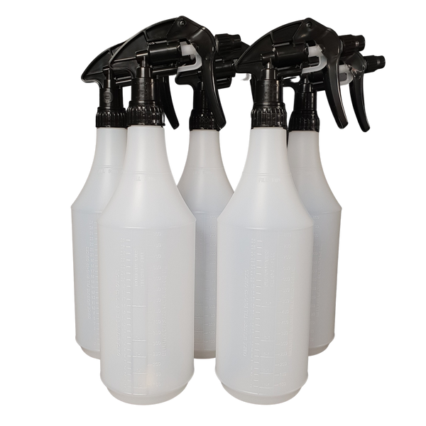 Elite Measured Bottle With triggers - With Ratios - 5 Pack