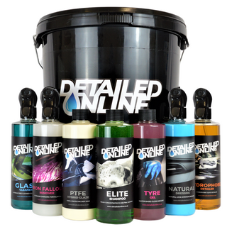 Car Valeting Mini Interior Exterior Kit With Detailing Bucket