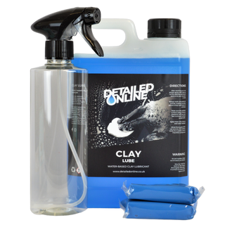 Clay Bar Kit- 5 Litre Lube - Spray Bottle - 2x100g Clay Bars