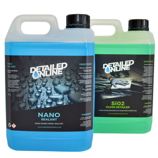 Nano Sealant Spray + Sio2 Gloss Detailer Bundle 2500ml