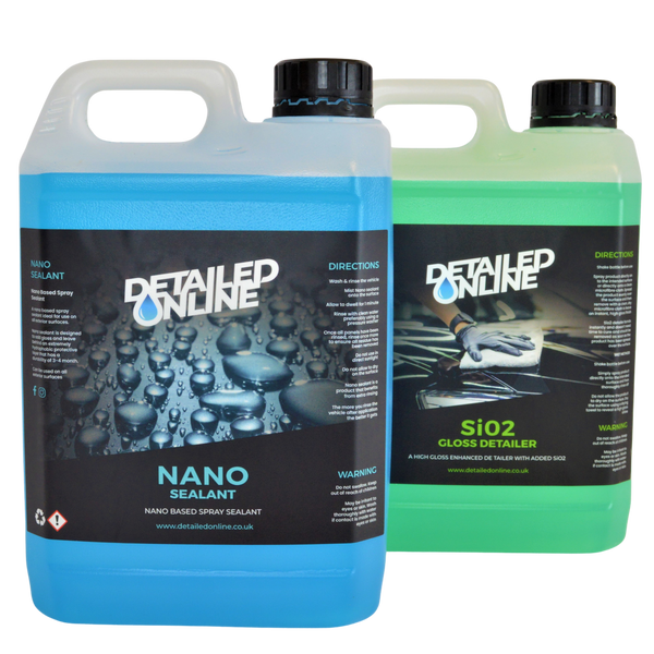 Nano Sealant Spray + Sio2 Gloss Detailer Bundle 5000ml