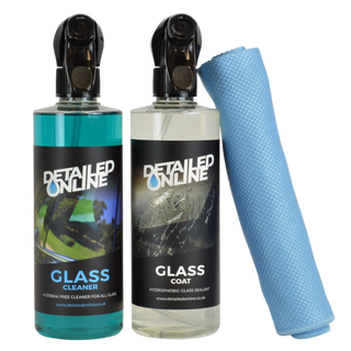 Glass Clean & Seal Cloth Bundle 250ml kit