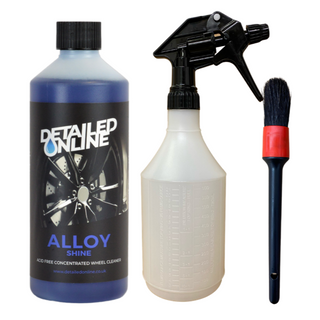 Alloy Shine Wheel Cleaner 10/1 Acid Free Safe - Very Ecomonical - Various Sizes